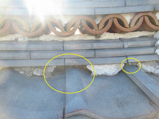 昭和町　屋根現場調査